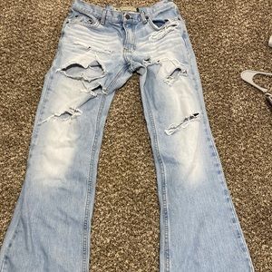 american eagle size 8 ripped jeans